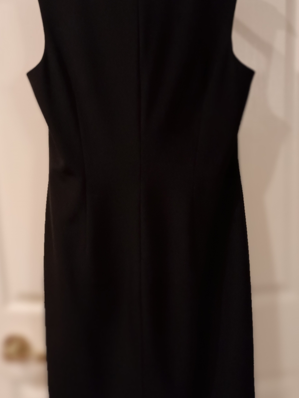Classic Black Sleeveless Sheath Dress - Picture 7 of 8